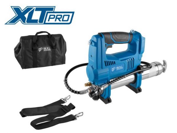 Шприц для смазки BULL CGG 6818 в кор. XLTpro SOLO, 18 В, 690 атм., 255 г/мин(Шланг 76 см)