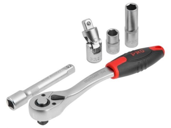 Набор головок и бит 108пр. 1/4',1/2' PRO STARTUL STUTTGART (PRO-108S)(6 граней)
