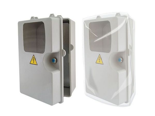 Щит учетно-распред. навес. ЩУРН-П-1ф/3ф-10 (360х225х155)  пластик IP54 TDM(пластиковый, пылебрызгозащищенный)