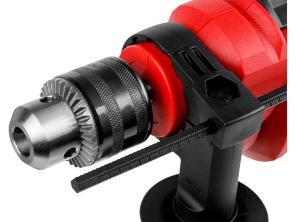 Дрель ударная WORTEX DS 1307-1 в кор. 800 Вт, 1 скор, 25 мм в дер., ключевой патрон 13 мм. (Обороты 0-2700 об/мин;  частота ударов 43 200 уд/мин;)