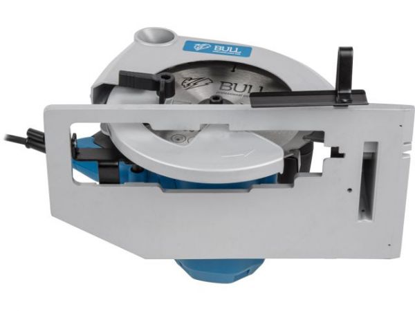 Циркулярная пила BULL KS 1901 в кор. 1500 Вт, 190х30 мм, до 66 мм(Литая алюминиевая платформа, 6000 об/мин)