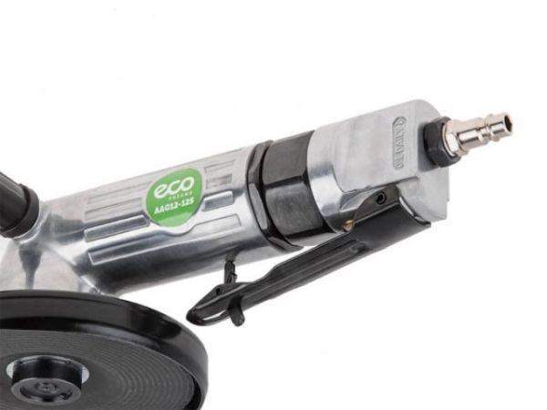 Пневмошлифмашина угловая ECO AAG12-125(125 мм / 5'; 11000 об/мин; 180 л/мин; бонус: зачистной диск 1 шт)