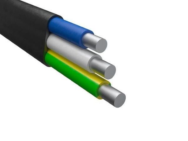 Кабель АВВГ-П 3х6,0 (бухта 100м) Ч БелРосКабель(черный;)