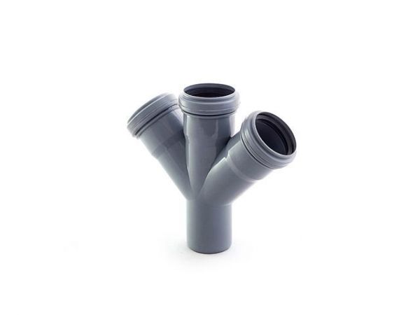 Крестовина ВК  50/50/50х45 РТП(Для внутренней канализации)