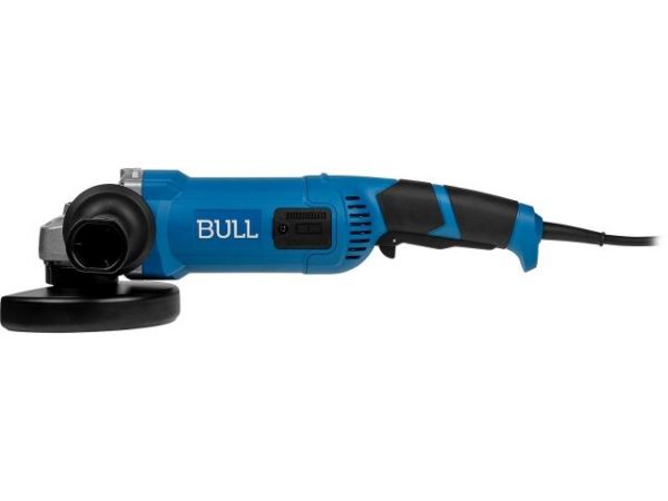 Двуручная углошлифмашина BULL WS 1501 в кор. 150 мм, 1400 Вт, 8400 об/мин, пылезащ., 4м кабель(3.4 кг, М14)