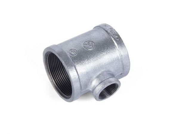 Тройник ред. 1 1/2' х 1/2' чугун оцинк., AV Engineering