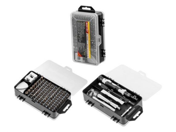 Набор бит WORTEX BS 115 (4 мм)(Диаметр 4 мм. В комплекте переходник на 1/4'.)