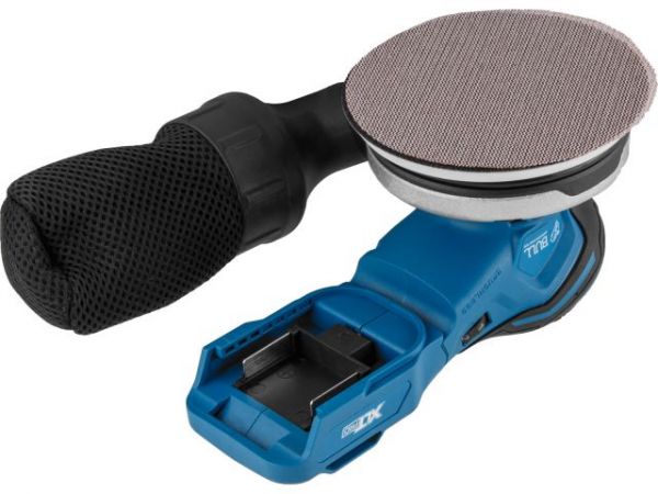 Эксцентриковая шлифмашина BULL CRS 1218 E в кор. XLTpro SOLO БЕСЩЁТ., 18 В, 125 мм(Регул. об., амплитуда колебаний: 2,5 мм)