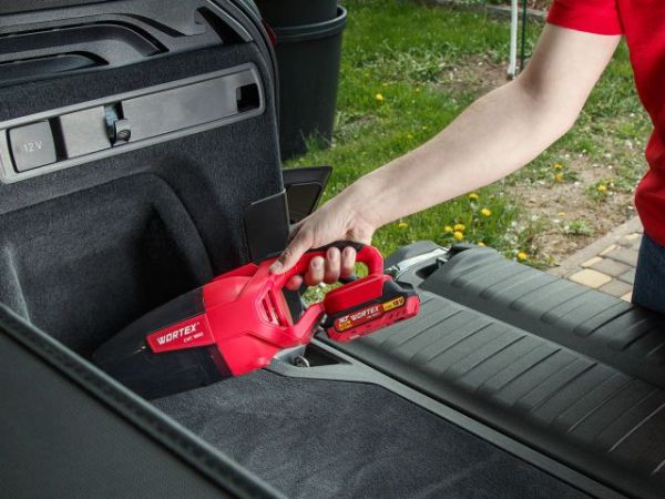 Пылесос WORTEX CVC 1860 в кор. SET ALL1 XLT 18 В, автомобильный, 1х2А*ч(18 В, автомобильный, С АКБ 2 А*ч и ЗУ 2 А, 600 мл, 8 кПа, 11.7 л/с)