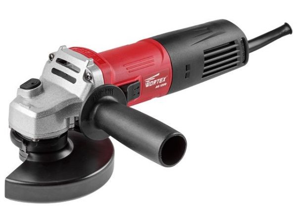 Одноручная углошлифмашина WORTEX AG 1209 в кор. 900 Вт, 125 мм, 11 000 об/мин(Пылезащита, шариковые подшипники, тонкая рукоятка 52 мм)