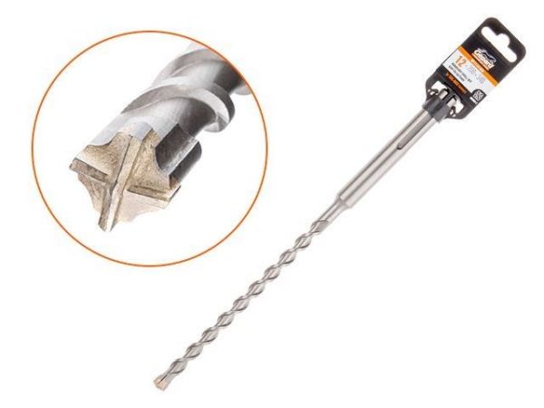 12х200х340 мм бур (сверло) SDS-max QUADRO-X GEPARD(бур по бетону, крестовая пластина)