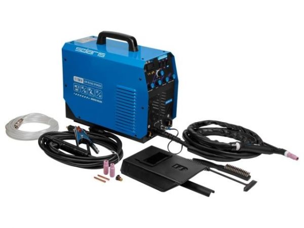 Инверторный аппарат аргонодуговой сварки SOLARIS TIG-220 AC/DC(AC/DC TIG; HF; MMA; 200 A; 150 В-240 В)