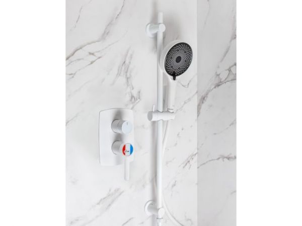 Душевая система (Lt) D35, серия Lotus белый, a-five(Встраиваемый, Излива нет, 1000 - 1200 мм.)