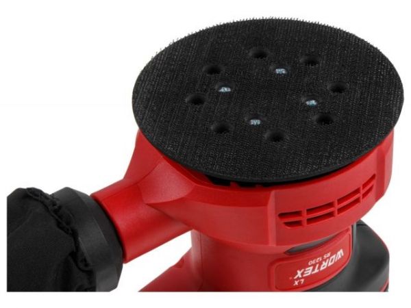 Эксцентриковая шлифмашина WORTEX LX RS 1230 в кор. 280 Вт, 125 мм, 6000-13000 об/мин(Амплитуда колебаний, мм: 2, масса, кг: 1,43;)