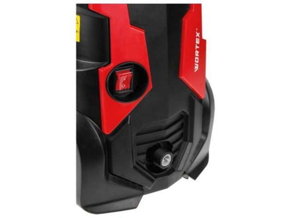 Очиститель высокого давления WORTEX PW 1523-1 1.90 кВт, 150 бар, 450 л/ч, катушка(мойка высокого давления, автомойка, ф-ция самовсасывания, шланг 5 м)