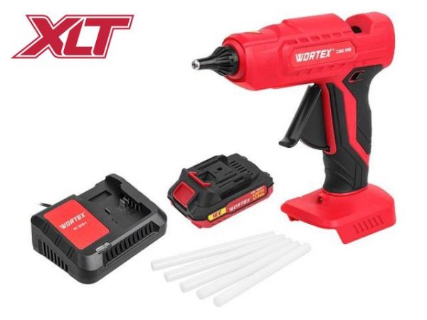 Клеевой пистолет WORTEX CGG 1118 в кор. ALL1 XLT с акб и з/у SET 18В, 11 мм
