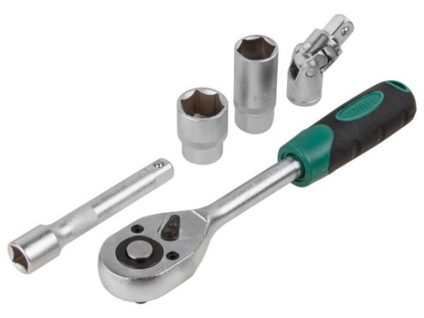 Набор головок и бит 94пр. ВОЛАТ(1/4', 1/2', 6 граней)