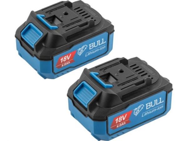 Углошлифмашина BULL CSG 1812 R в чем. XLTpro БЕСЩЕТ, 125 мм, рег. об., 8000 об/мин, 2х4 А*ч(рег. об.)