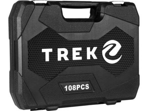 Набор головок и бит 108пр. TREK(1/4', 1/2', 6 граней)