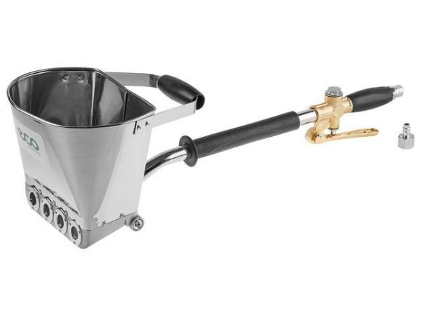 Приспособление для штукатурных работ (хоппер-ковш) ECO SGH-01(нанесение строительных смесей; 4 сопла; 4-6 бар; 4 л; 1/2')