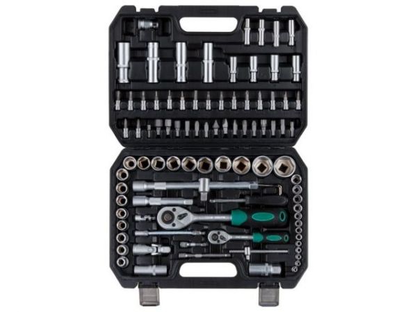 Набор головок и бит 94пр. ВОЛАТ(1/4', 1/2', 6 граней)