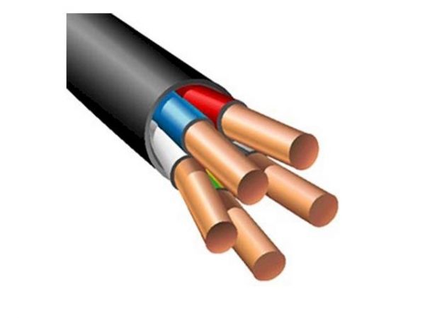 Кабель ВВГнг(A) 5х6,0 (бухта 100м) Поиск-1(черный; ГОСТ 16442-80)