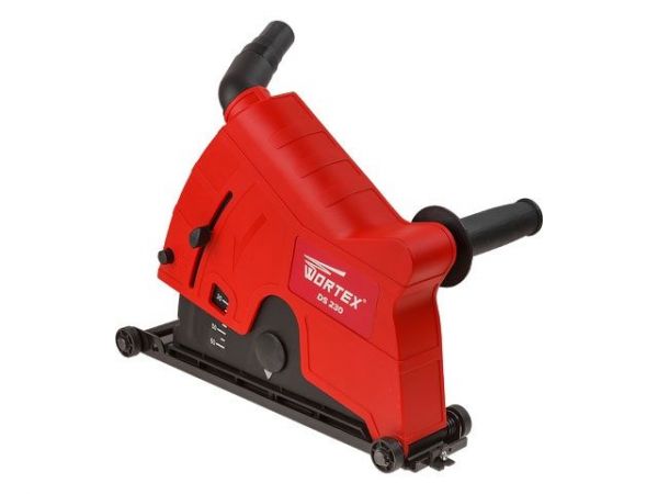 Кожух вытяжной для УШМ DS 230 WORTEX(диск 230 мм, для реза по бетону на 1 диск)