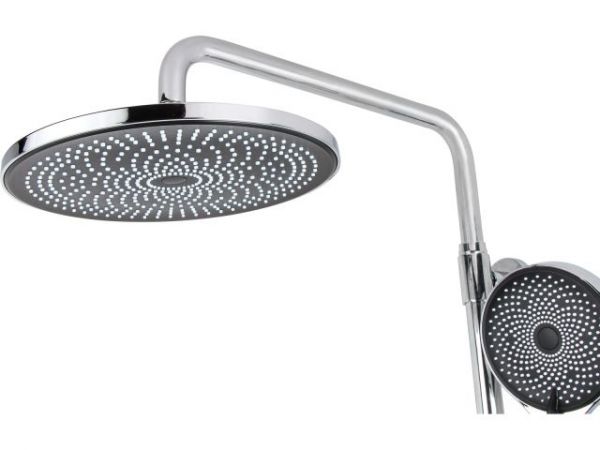 Душевая система (Lt) D35, серия Lotus хром, a-five(На стену, Короткий излив, Троп. душ: вынос 451 мм, диаметр 200 мм.)