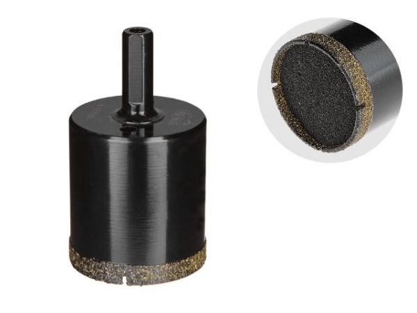 Коронка алмазная d 45мм керамогранит GEPARD (GP2077-45)(сверло алмазное трубчатое по керамограниту)