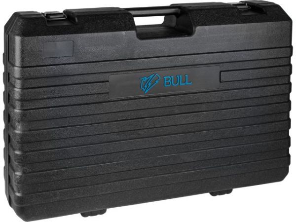 Перфоратор BULL BH 5001 в чем. 1500 Вт, 5-15 Дж, 50 мм, 2 реж. + 1 зуб., 1 сверло, SDS-max, рег. об. (Рег. об., конст. элек., плав. пуск, автостоп щеток, защит. муфта)