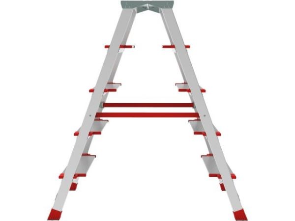 Лестница-стремянка алюм. двухст. 110 см 5 ступ. 7,5кг NV 3127 Новая высота(Макс. нагрузка - 225 кг.)